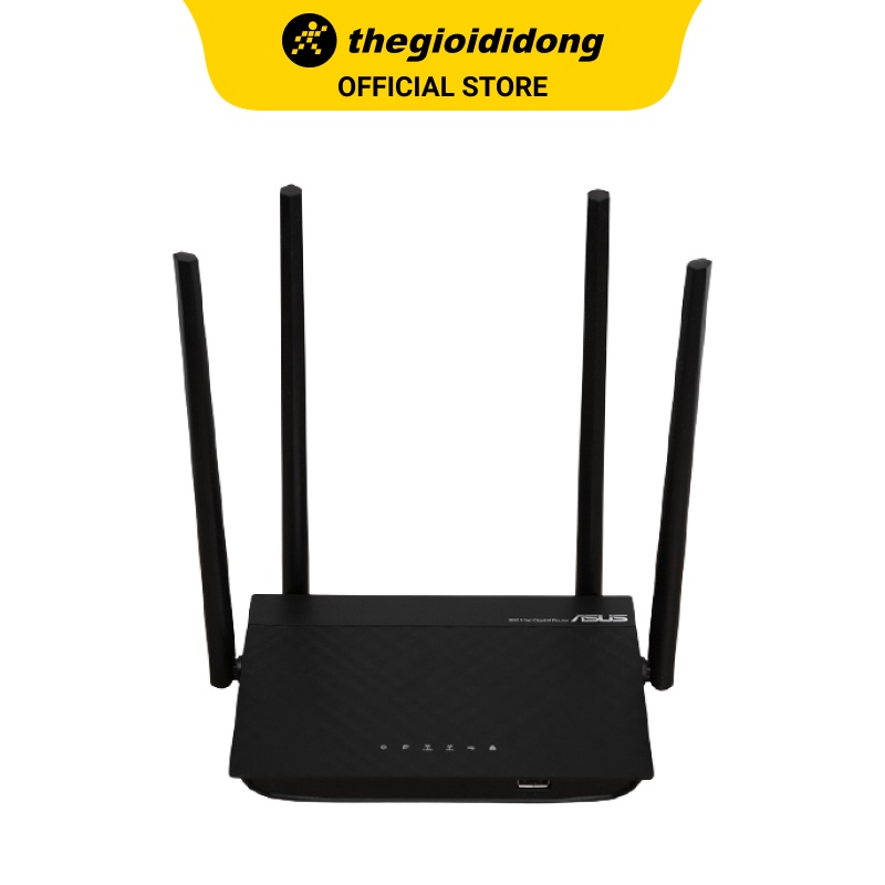 Bộ Phát Sóng Wifi Router Chuẩn AC1500UHP Băng Tần Kép Asus AC1500 Đen