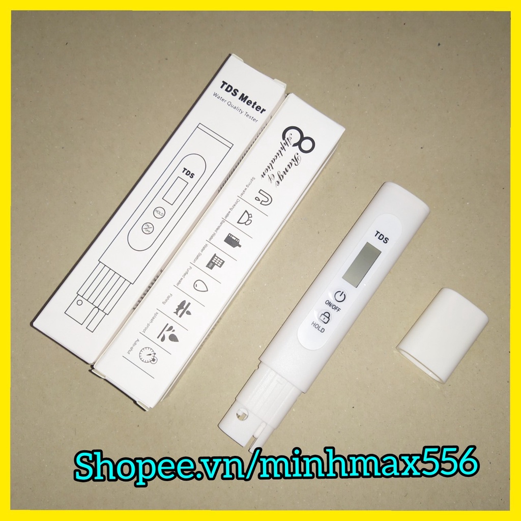BÚT THỬ NƯỚC TDS 2IN1 CAO CẤP | DÙNG THỬ NƯỚC MÁY RO VÀ ĐO ĐỘ NƯỚC RAU THỦY CANH