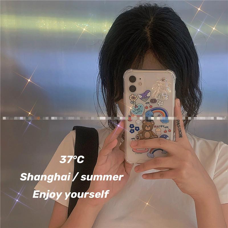 Ốp Điện Thoại Gắn Dây Đeo Cổ Tay Hình Gấu Dễ Thương Cho Iphone11pro / Max 12 Xrxsmaxiphone12 | BigBuy360 - bigbuy360.vn