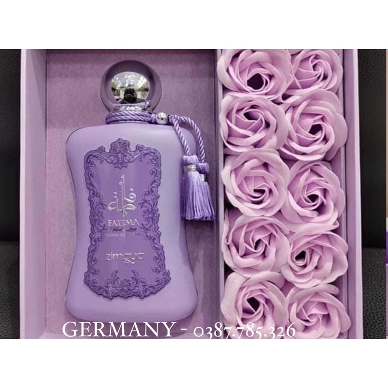 Nước hoa Dubai Fatima velvet rose cao cấp phiên bản quà tặng