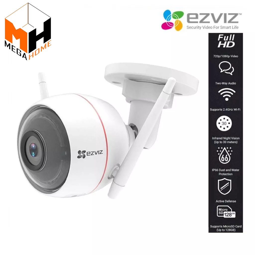 Camera Wifi Ezviz C3WN 1080P 2MP Full HD - Mic Thu âm - Hồng ngoại ban đêm