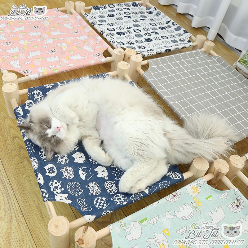 Giường cho chó. Võng cho mèo. Phong Cách Nhật Bản - Êm Ái - Thấm Hút Tốt ✨FREESHIP✨