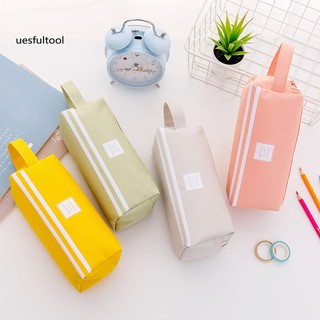 Bóp viết vải khóa kéo xinh xắn