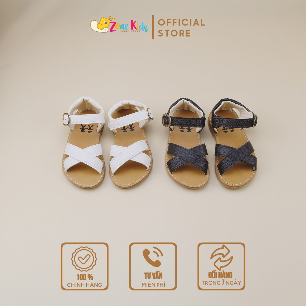 Dép sandal quai chéo cho bé gái Zonekids - D04