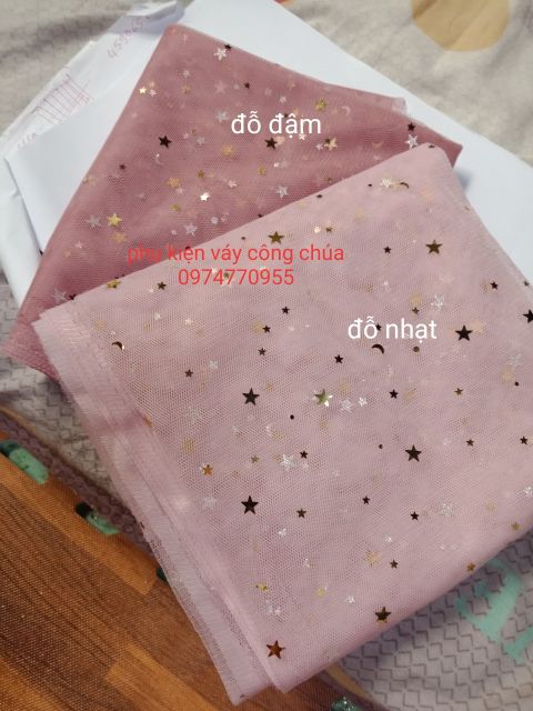 Voan lưới sao óng ánh