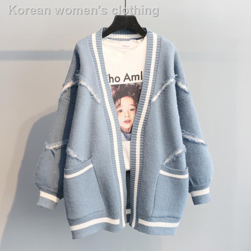 Áo Khoác Cardigan Dệt Kim In Chữ Tiếng Anh Cá Tính