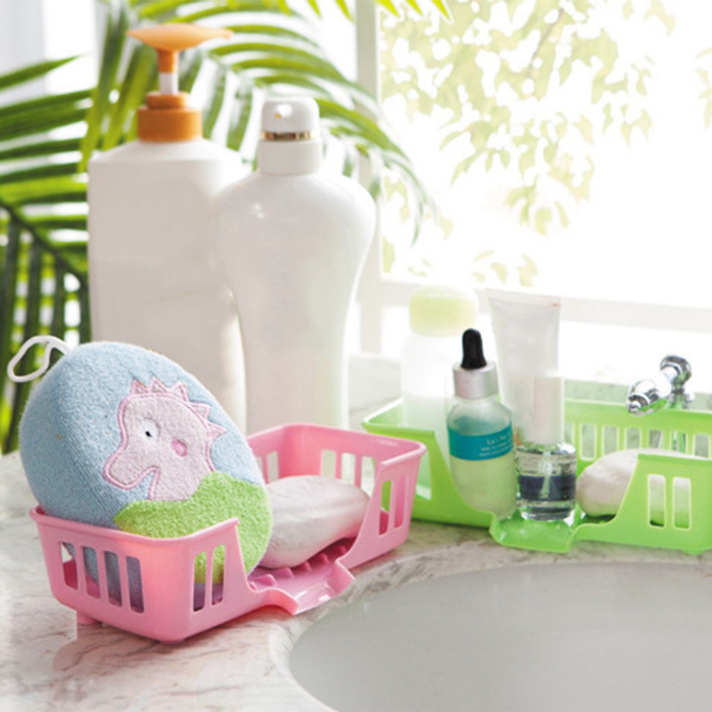 Kệ để bông rửa chén gồm 3 màu