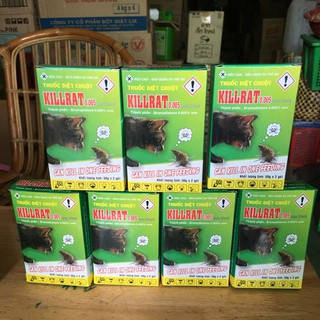 (hộp 2 gói 40g) Thuốc Diệt Chuột KILLRAT