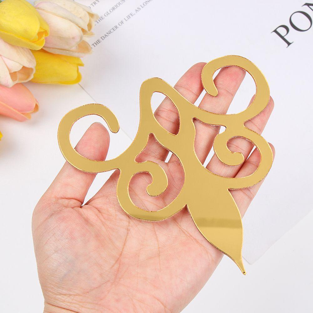 KRNY 10 Sticker Dán Tường Bằng Acrylic Với Họa Tiết 3D Hiệu Ứng Gương