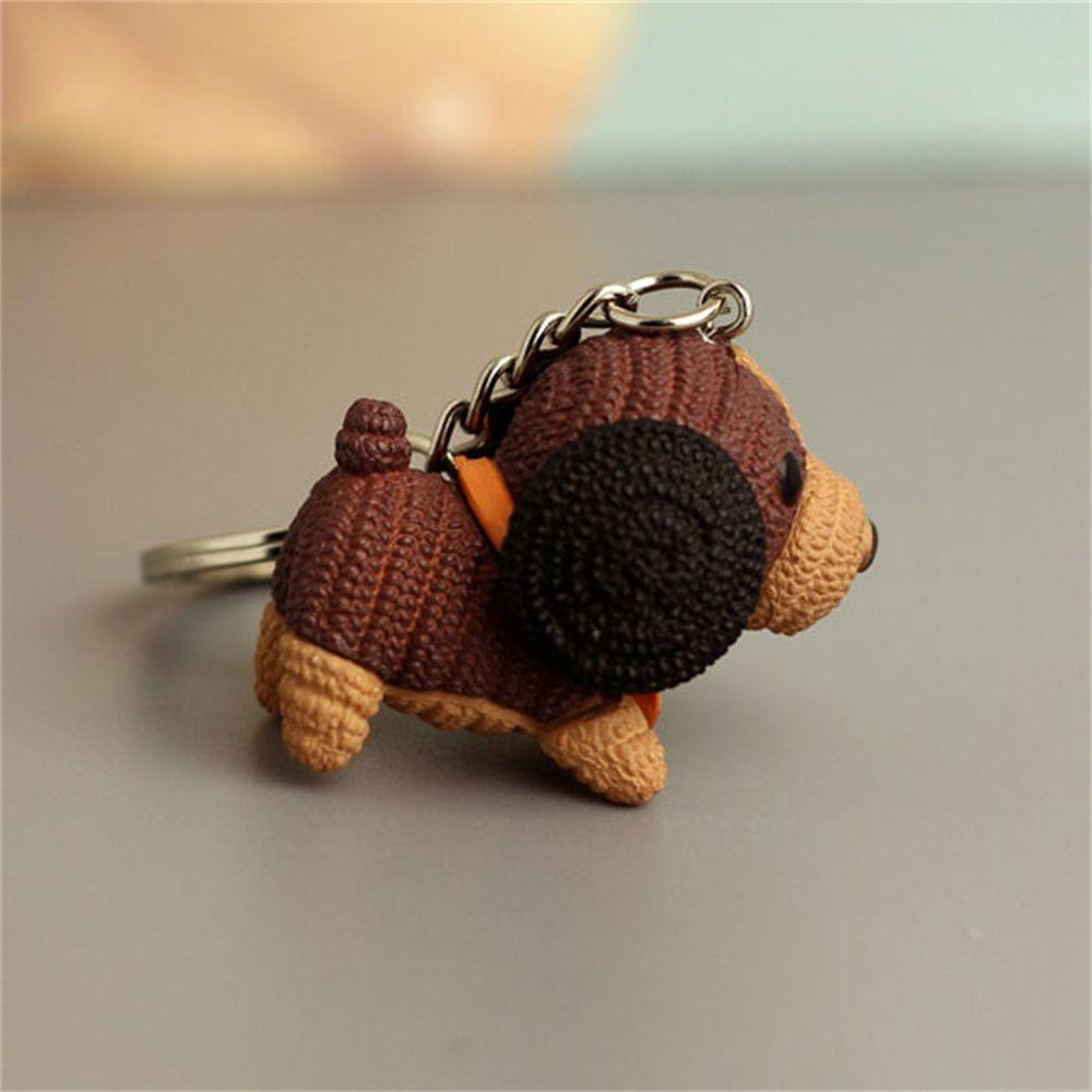 Móc Khóa Hình Chú Chó Mascot Dễ Thương Dùng Trang Trí Túi Xách / Balo Đi Học