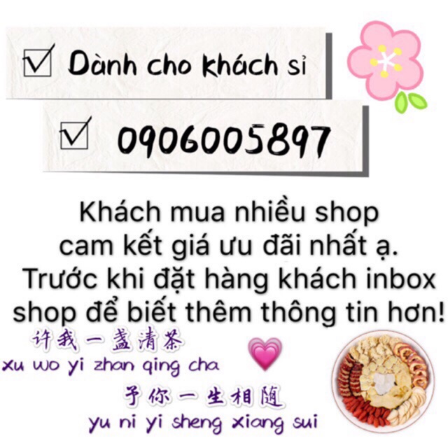 Combo order trà hoa dành cho khách sỉ giá rẻ