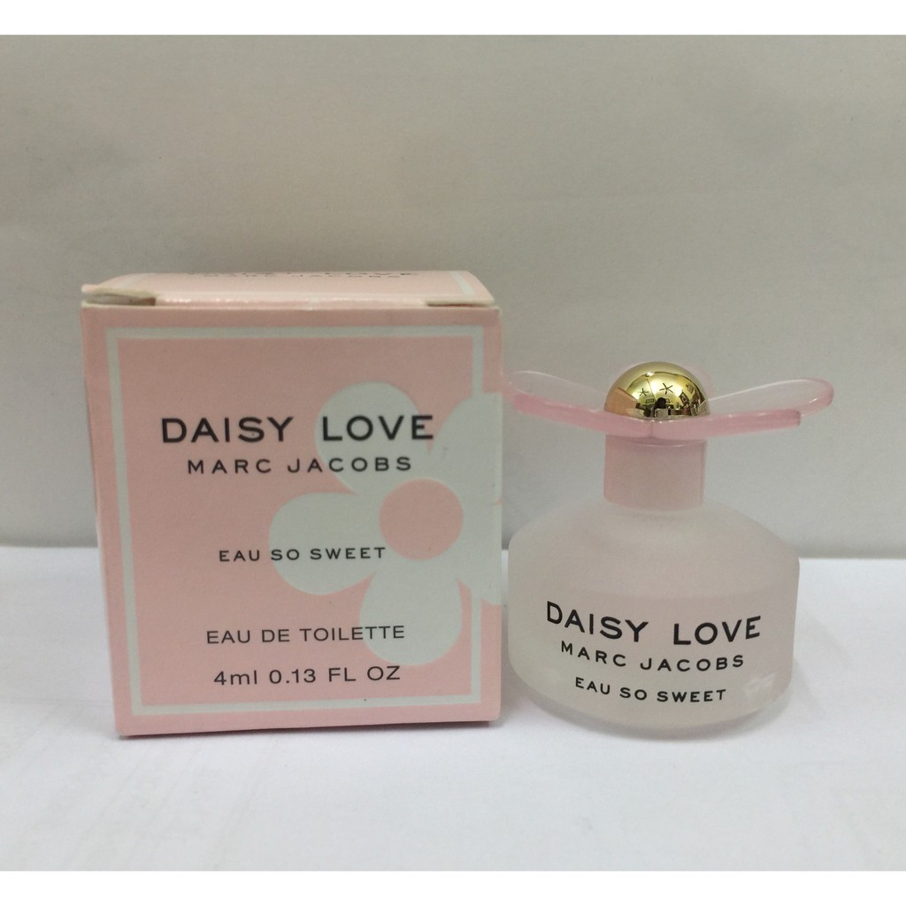 Nước hoa nữ Marc Jacobs Daisy Love Eau So Sweet EDT 4ml mini có hộp