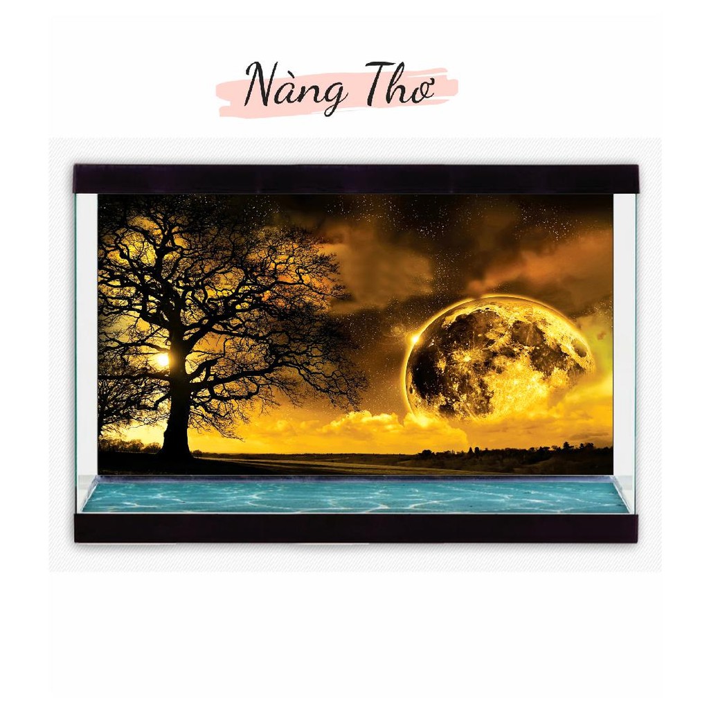 TRANH DECAL DÁN HỒ CÁ NHIỀU KÍCH THƯỚC_THIẾT KẾ NÀNG THƠ