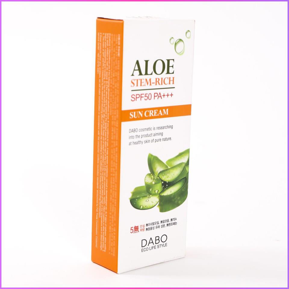 Kem chống nắng DABO Aloe Stem Rich 70ml