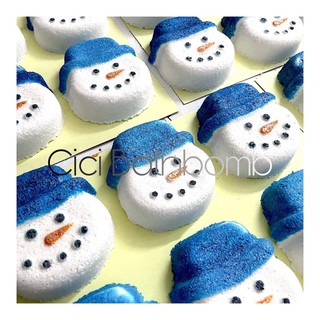 Bom tắm người tuyết - tạo bọt ít (Snowman Bath Bomb)
