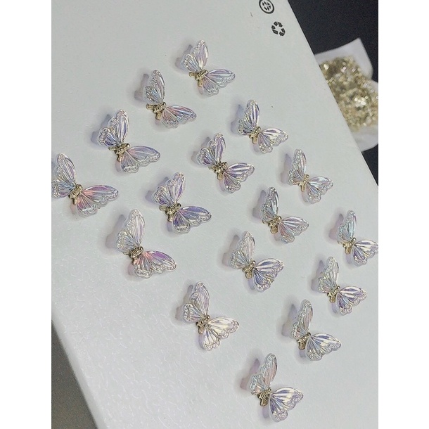 Cham bướm lò xo- cham cao cấp - cham nail- phụ kiện nail