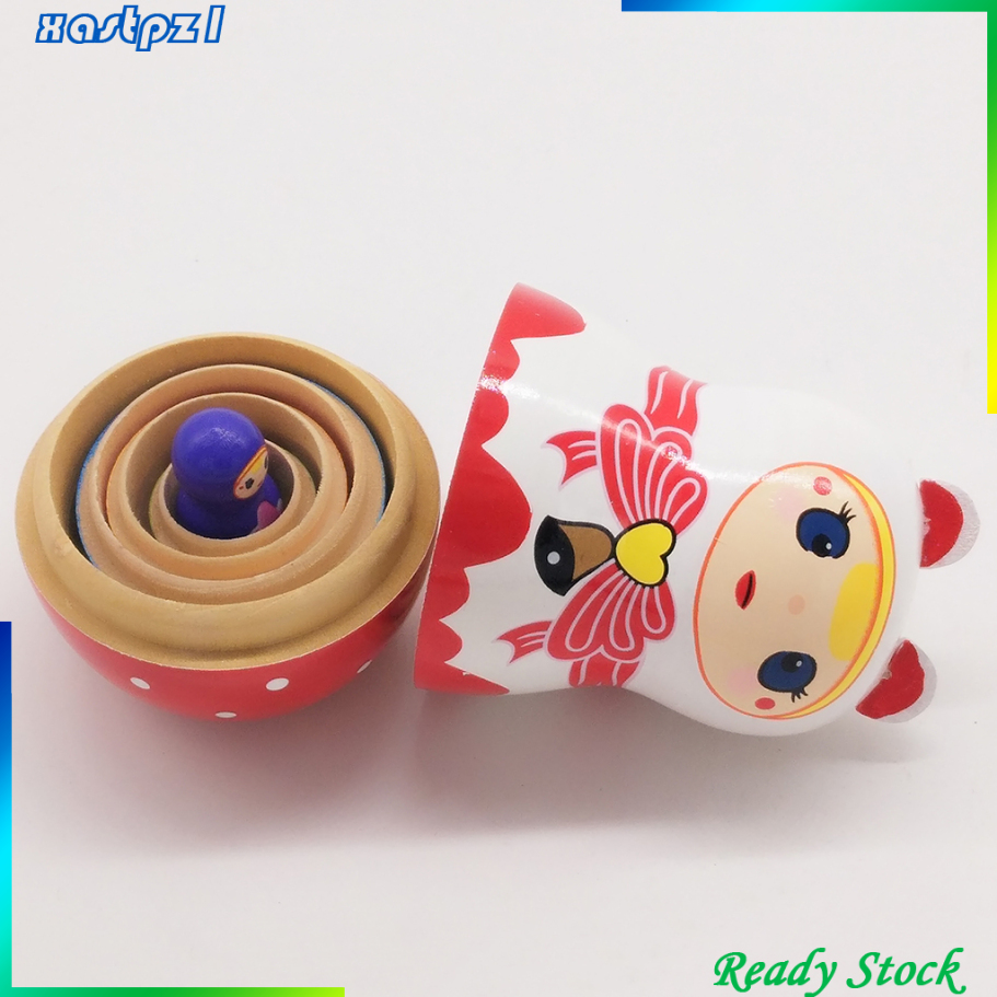 Bộ 5 Búp Bê Nga Matryoshka Bằng Gỗ