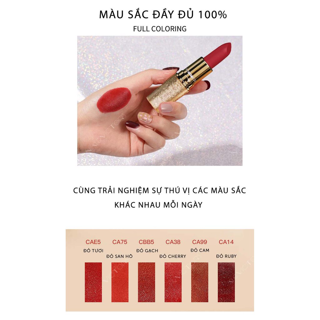 Bộ Son Môi MYG 6 Màu Thời Trang Lâu Trôi Chất Lì Chống Thấm Nước. | BigBuy360 - bigbuy360.vn