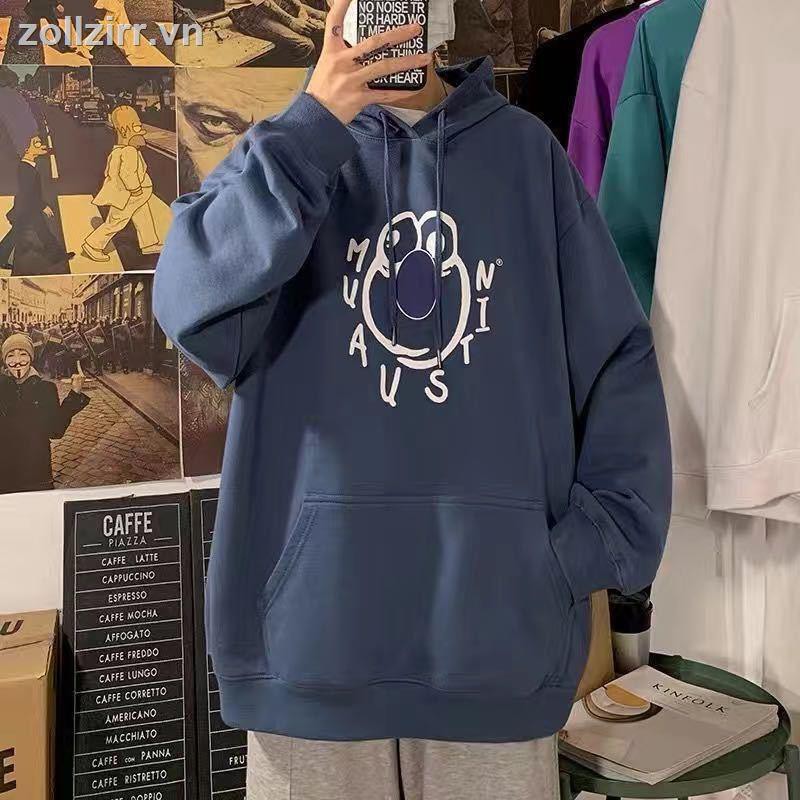 Áo hoodie dài tay thiết kế đơn giản thời trang cho cặp đôi | BigBuy360 - bigbuy360.vn