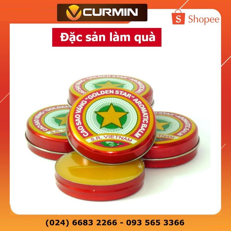 Cao sao vàng 3g đánh bay nhức đầu, say tàu xe, đau bụng, sổ mũi (Chính hãng)