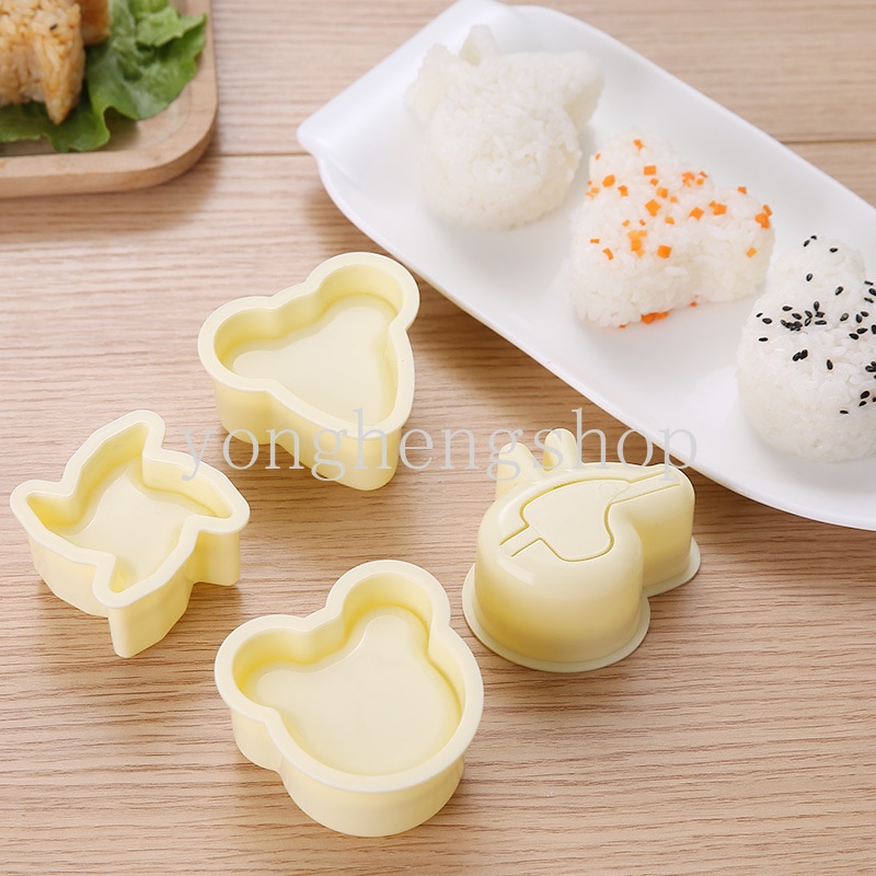 Khuôn Làm Cơm Nắm Hình Tam Giác Họa Tiết Heo Peppa Dễ Thương
