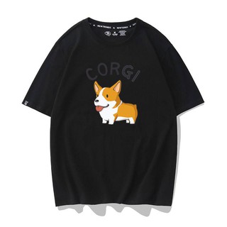 Áo Thun Chó Corgi Unisex Nam Nữ