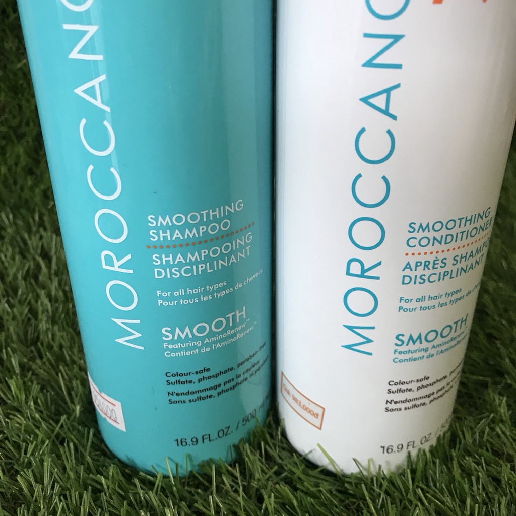 🌼 Chính hãng 🌺 Dầu gội xả suôn mượt Smooth Moroccanoil 500mlx2