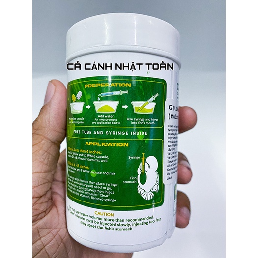 CZ9 CLEAR HỖ TRỢ SÌNH BÌNH, PHÂN TRẮNG CHO CÁ CẢNH