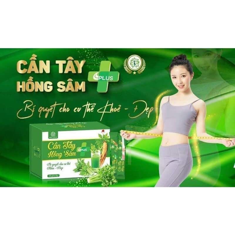 Gói lẻ Cần Tây Hồng Sâm Plus Lan Chi(Gói 5g)