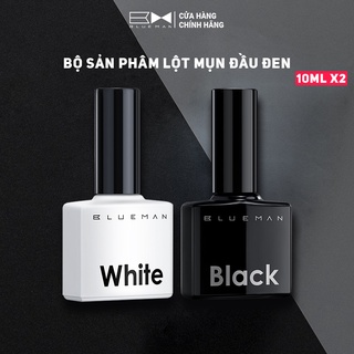 Bộ Sản Phẩm Loại Bỏ Mụn Đầu Đen & Serum Khít Lỗ Chân Lông BLUEMAN 10ml x2 ZL51