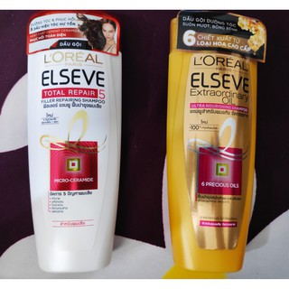 Date 2023- Dầu gội chiết xuất tinh dầu hoa tự nhiên / Phục hồi tóc L'Oreal 130ml