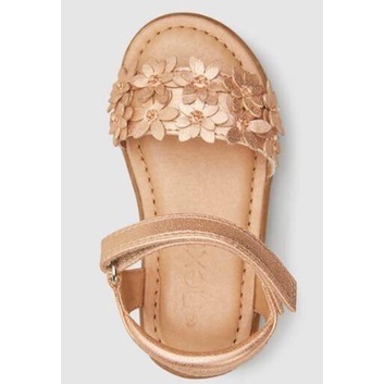 Lỗi nhẹ - SALE SỐC- Sandal Bé Gái Emilee Xuất dư xịn- Mầu trắng và vàng- Size 25,26, Changin shop