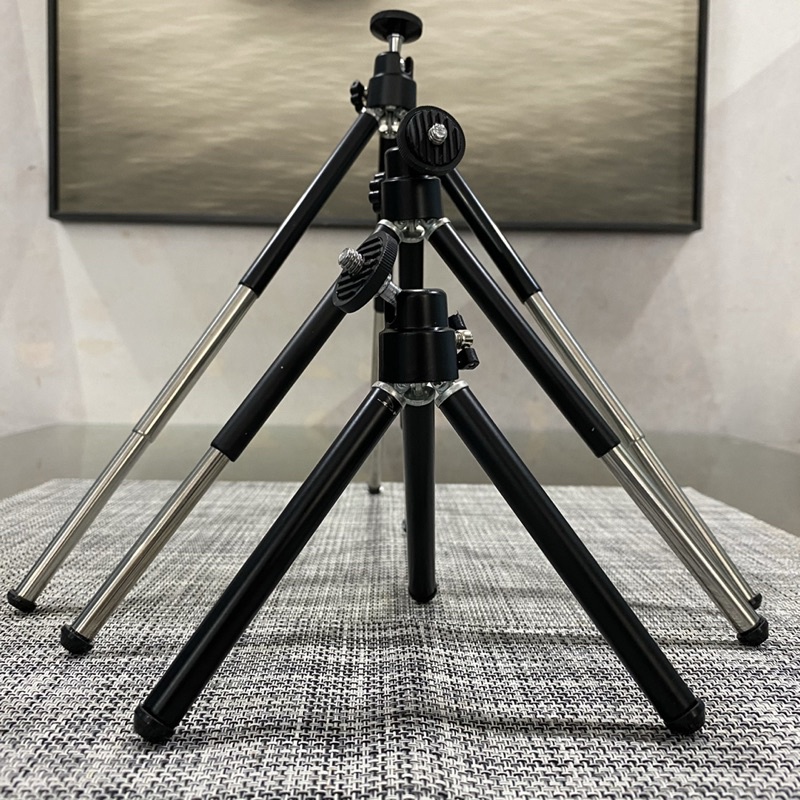 Giá đỡ điện thoại, máy ảnh, Tripod 3 chân mini kéo dài 3 phần nhôm