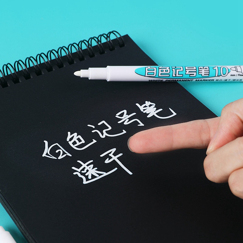 Bút Lông Viết Chữ Màu Trắng Chống Thấm Nước Thân Thiện Với Môi Trường