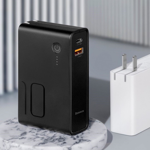 Bộ sạc nhanh tích hợp pin dự phòng Baseus Power Station 2in1 10000mAh PD3.0/ QC3.0