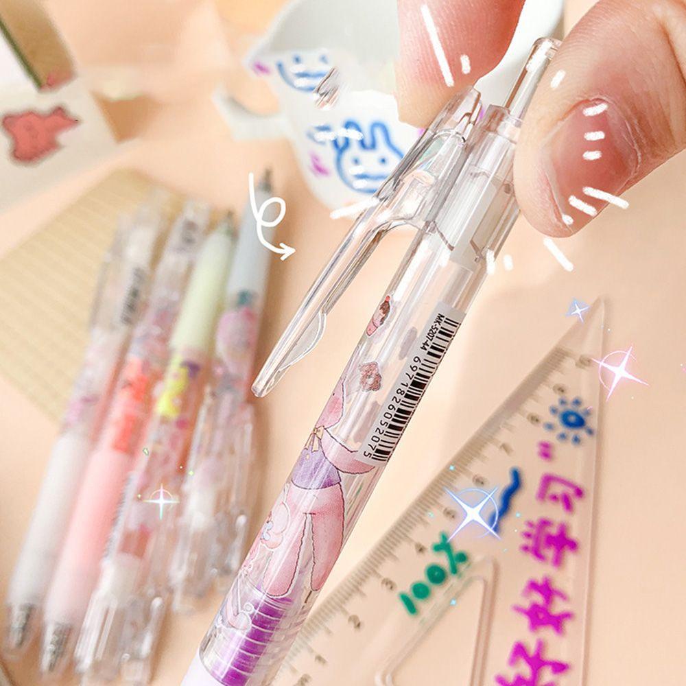Set 12 Bút Mực Gel 3D Dạng Nhấn Nhiều Màu Sắc
