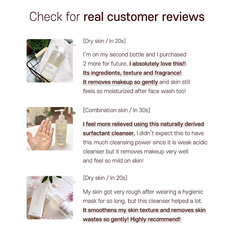 Gel rửa mặt HYGGEE LOW pH HYALURON GEL CLEANSER