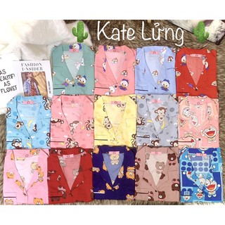 (FreeSize 40kg-58kg) Đồ Bộ Pijama Kate lửng _ P2 ..