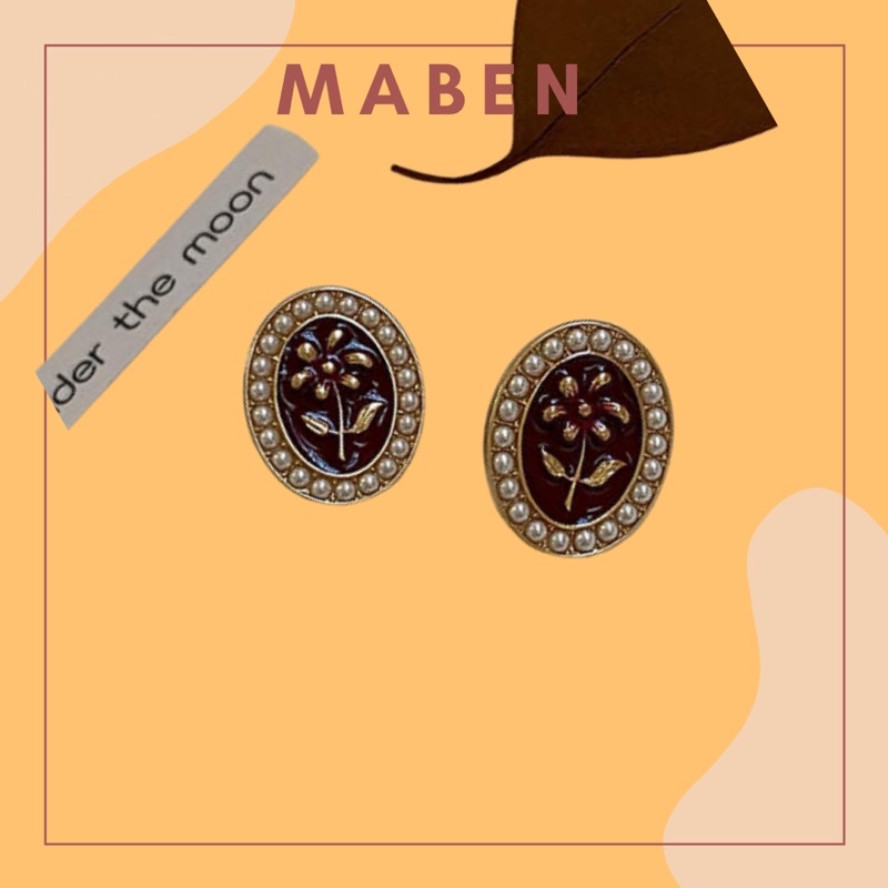 Hoa tai phong cách retro cổ điển thập niên 90 - Maben