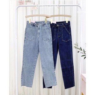QUẦN BÒ ỐNG ĐỨNG 2 TÚI TRƯỚC