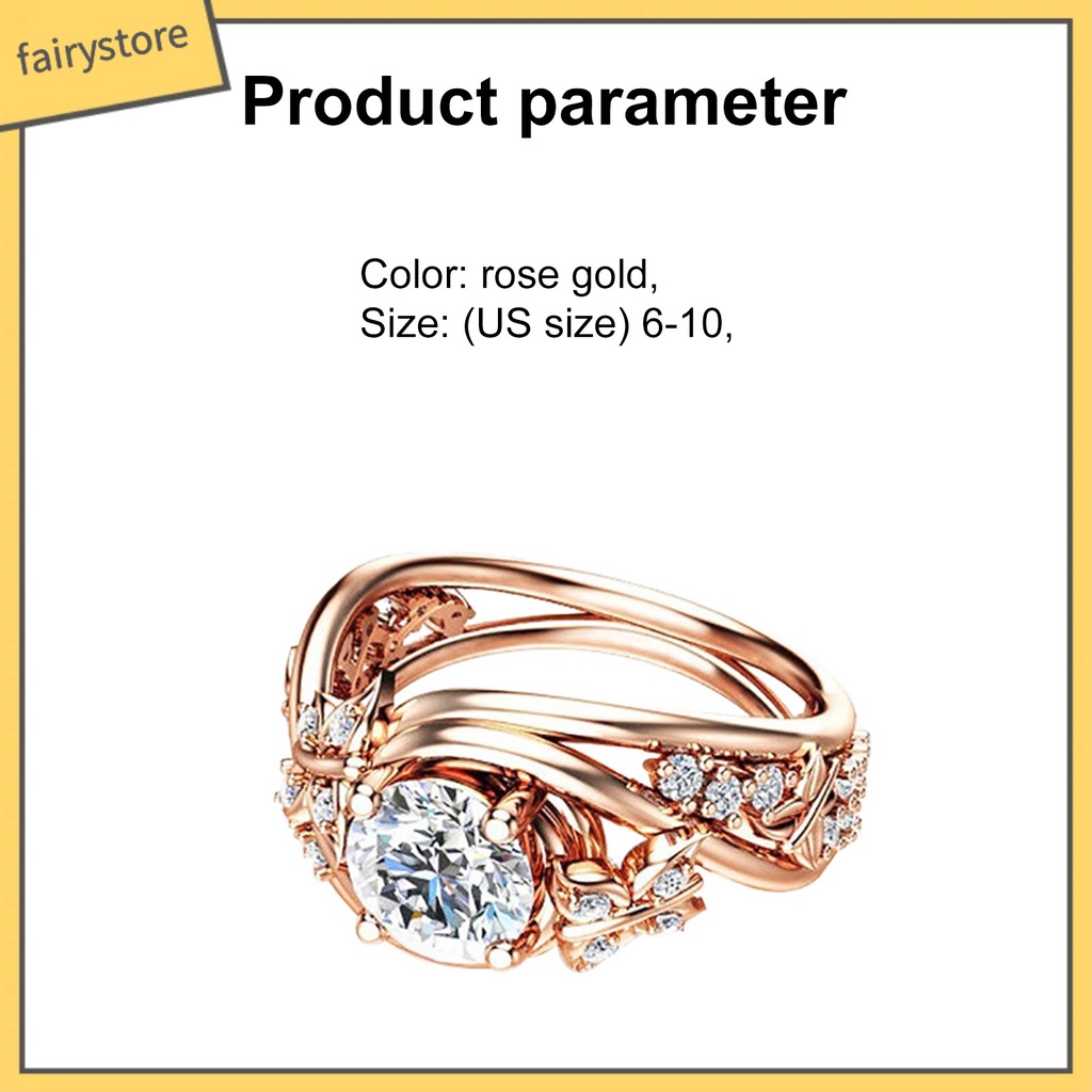 Nhẫn thời trang đính đá thanh lịch cho nữ