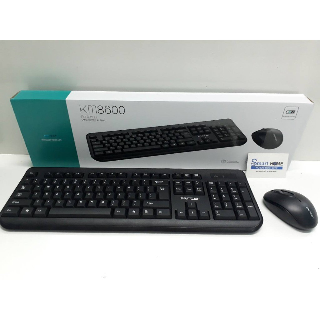Bộ phím chuột không dây FORTER KM8600