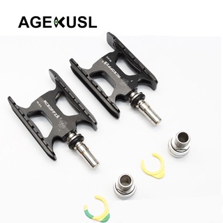 Aceoffix Bàn đạp xe đạp Bàn đạp nhả nhanh kép Bàn đạp gấp Fohon JAVA Brompton Bàn đạp CNC 3 bạc đạn
