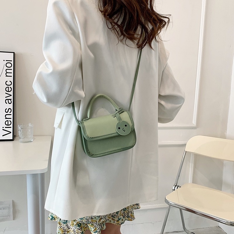 Túi Đeo Chéo Vai Hình Vuông Nhỏ Màu Trơn NB00247