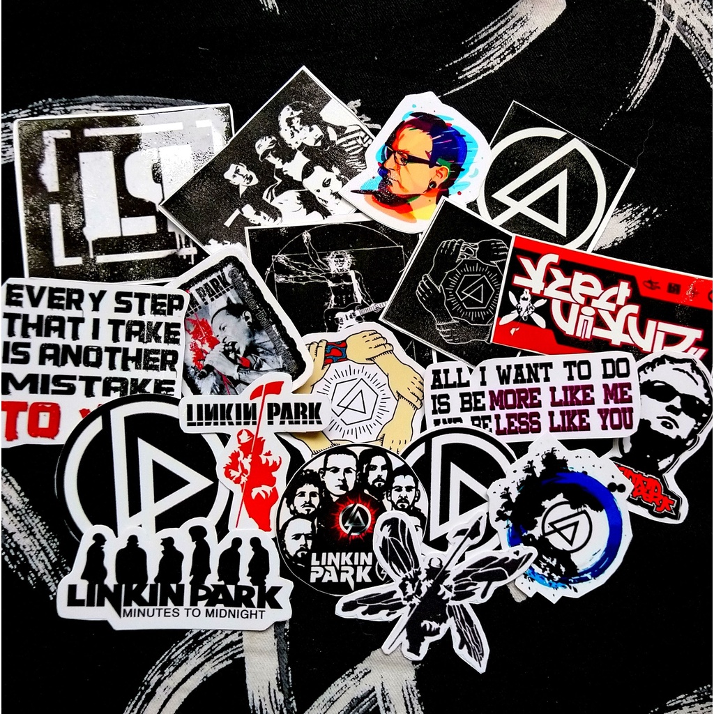 Sticker Rock band: combo Linkin Park từ 09 - 25 chiếc khác nhau - Bụi Rock 888
