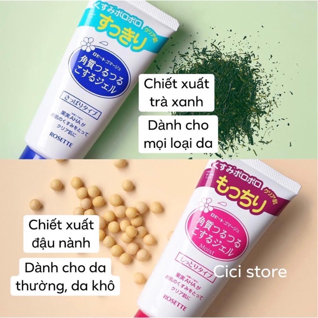 Tẩy da chết đứng số 1 Cosme #Rosete 120g