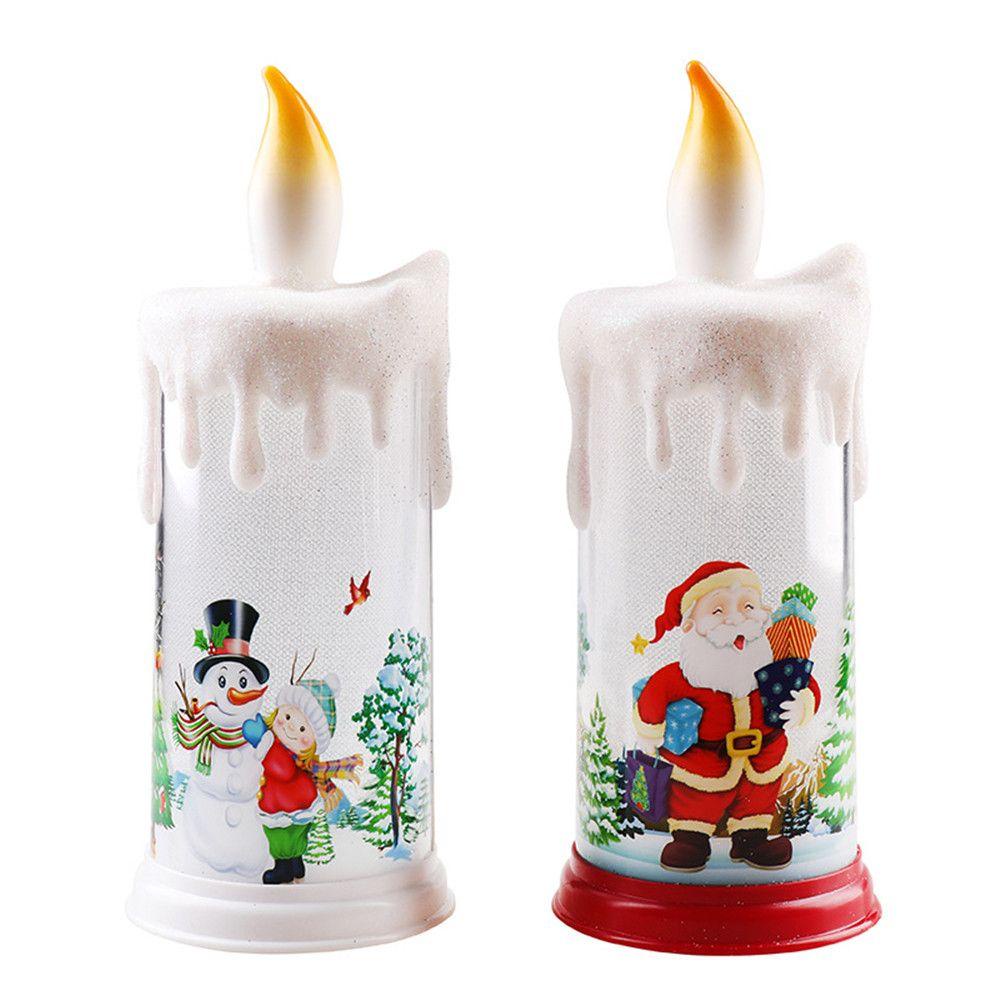 WTTLE Đèn LED Hình Nến Không Lửa Độc Đáo Trang Trí Nhà Cửa