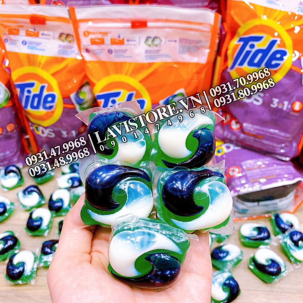 Viên giặt bột giặt Tide Pods của Mỹ