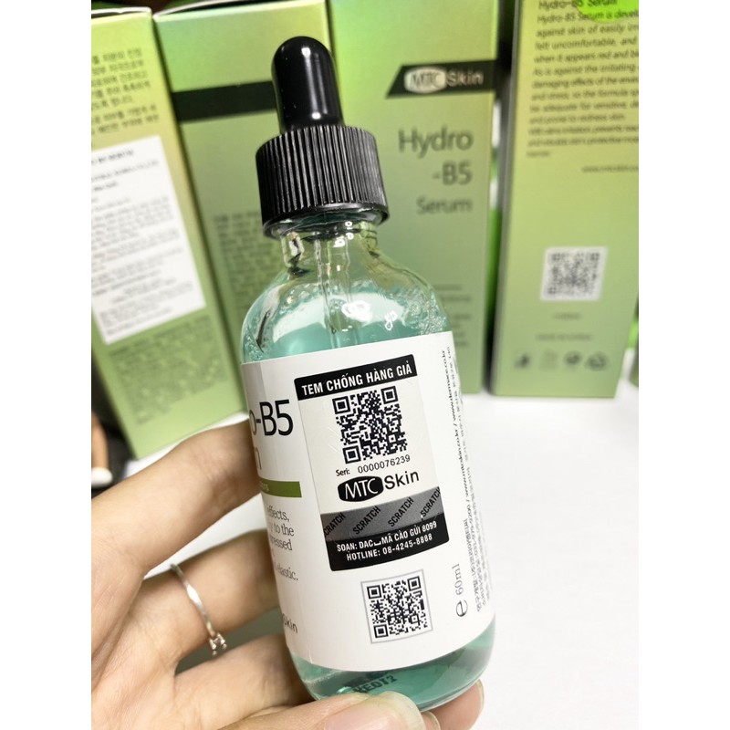 SERUM HYDRO B5 - SERUM CẤP ẨM, PHỤC HỒI DA .Hàng Chính Hãng MTC SKIN