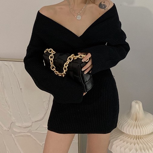 Đầm Ôm Cổ Tim Phong Cách Hàn Quốc Tôn Dáng Cho Nữ | BigBuy360 - bigbuy360.vn